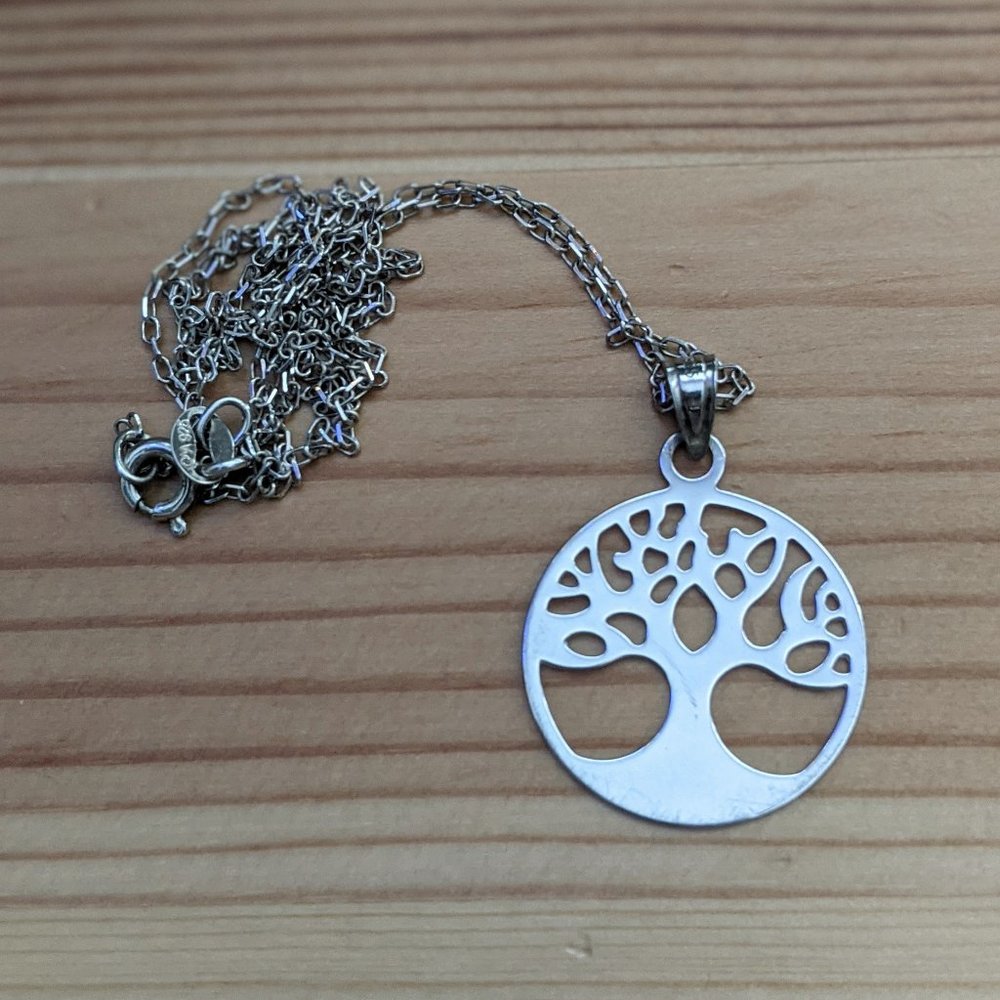 Sterling Silver Tree of Life Necklace